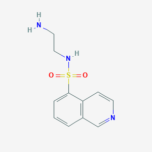 molecular formula C11H13N3O2S B017544 N-(2-aminoethyl)isoquinoline-5-sulfonamide CAS No. 84468-17-7