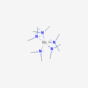 molecular formula C10H30N5Nb B175441 Niobium, pentakis(dimethylamino)- CAS No. 19824-58-9