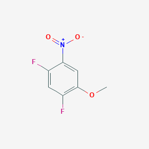 molecular formula C7H5F2NO3 B175447 1,5-Difluoro-2-methoxy-4-nitrobenzene CAS No. 179011-39-3