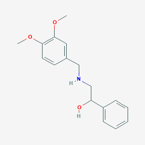 2-((3,4-Dimethoxybenzyl)amino)-1-phenylethanol