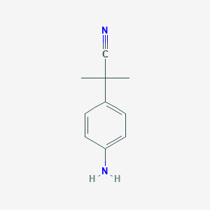 2-(4-Aminophenyl)-2-methylpropanenitrile