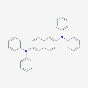 molecular formula C34H26N2 B175470 N2,N2,N6,N6-Tetraphenylnaphthalene-2,6-diamine CAS No. 111961-87-6
