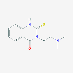 molecular formula C12H15N3OS B175475 3-[2-(dimethylamino)ethyl]-2-thioxo-2,3-dihydroquinazolin-4(1H)-one CAS No. 16951-27-2