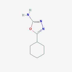 molecular formula C8H13N3O B175479 5-Cyclohexyl-1,3,4-oxadiazol-2-amine CAS No. 98427-18-0