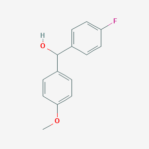 molecular formula C14H13FO2 B175482 (4-Fluorophenyl)(4-methoxyphenyl)methanol CAS No. 1426-55-7