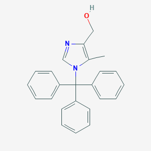 molecular formula C24H22N2O B175492 (5-Methyl-1-trityl-1H-imidazol-4-yl)methanol CAS No. 106147-84-6