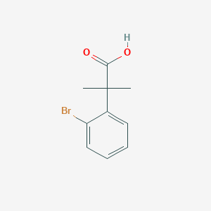 molecular formula C10H11BrO2 B175496 2-(2-Bromophenyl)-2-methylpropanoic acid CAS No. 113948-00-8