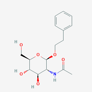 molecular formula C16H23NO6 B175498 Phenylethyl 2-acetamido-2-deoxy-b-D-glucopyranoside CAS No. 197574-94-0