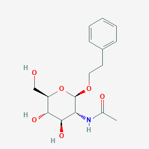 molecular formula C16H23NO6 B175498 苯乙基 2-乙酰氨基-2-脱氧-β-D-吡喃葡萄糖苷 CAS No. 197574-94-0