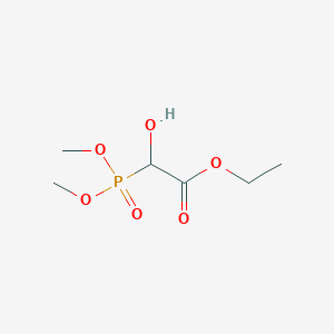 molecular formula C6H13O6P B175500 Dimethyl (ethoxycarbonyl)hydroxymethyl phosphonate CAS No. 135253-58-6