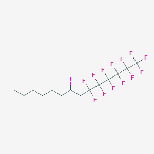 molecular formula C14H16F13I B175511 2-Iodo-1-(perfluorohexyl)octane CAS No. 109574-84-7