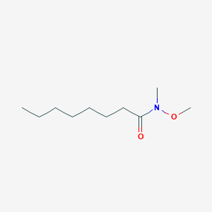 molecular formula C10H21NO2 B175525 N-methoxy-N-methyloctanamide CAS No. 101858-33-7