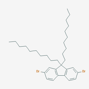 molecular formula C33H48Br2 B175539 2,7-Dibromo-9,9-didecyl-9H-fluorene CAS No. 175922-78-8