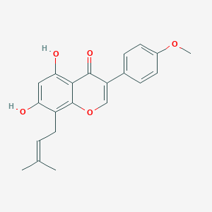 molecular formula C21H20O5 B175547 Gancaonin M CAS No. 129145-51-3