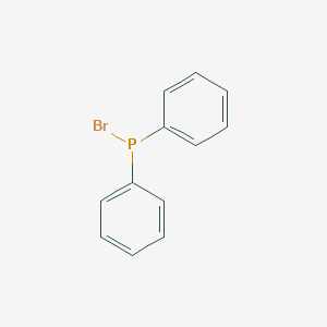 molecular formula C12H10BrP B175563 溴二苯基膦 CAS No. 1079-65-8