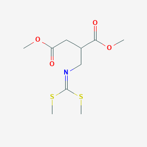Dimethyl ((2,3-dimethoxycarbonyl)propyl)carbonimidodithioate