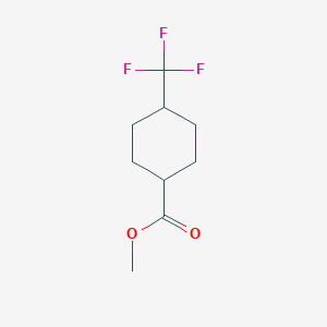molecular formula C9H13F3O2 B175575 4-(Trifluoromethyl)cyclohexanecarboxylic acid methyl ester CAS No. 1204296-05-8