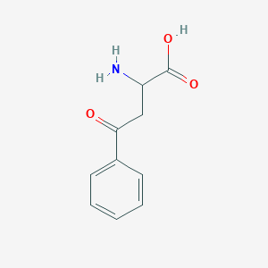 molecular formula C10H11NO3 B175579 alpha-Amino-beta-benzoylpropionic acid CAS No. 15121-92-3