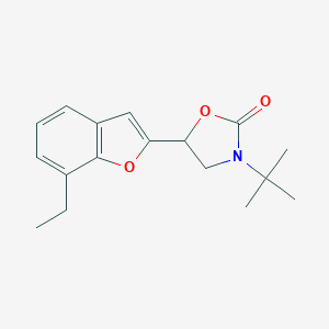 rac-3-tert-Butyl-5-(7-ethyl-2-benzofuranyl)-2-oxazolidinone