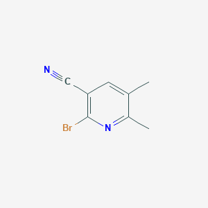 molecular formula C8H7BrN2 B175581 2-Bromo-5,6-dimethylnicotinonitrile CAS No. 113124-06-4