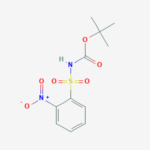 molecular formula C11H14N2O6S B175585 N-Boc-2-nitrobenzenesulfonamide CAS No. 198572-71-3