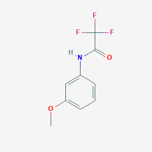 molecular formula C9H8F3NO2 B175596 2,2,2-trifluoro-N-(3-methoxyphenyl)acetamide CAS No. 14818-55-4