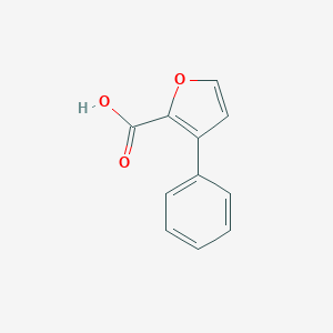 molecular formula C11H8O3 B175603 3-Phenyl-2-furoic acid CAS No. 169772-63-8
