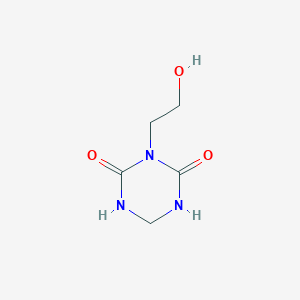 3-(2-Hydroxyethyl)-1,3,5-triazinane-2,4-dione