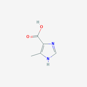 molecular formula C5H6N2O2 B175612 5-methyl-1H-imidazole-4-carboxylic acid CAS No. 1457-59-6
