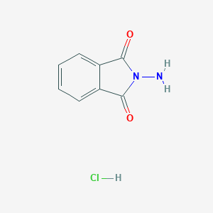 molecular formula C8H7ClN2O2 B175618 2-Aminoisoindoline-1,3-dione hydrochloride CAS No. 1198286-64-4