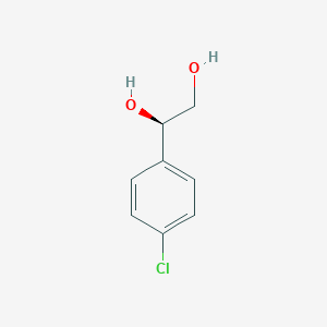 molecular formula C8H9ClO2 B175619 (1R)-1-(4-chlorophenyl)-1,2-ethanediol CAS No. 152142-03-5