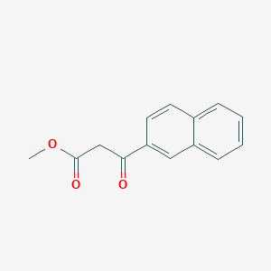 molecular formula C14H12O3 B175621 3-Naphthalen-2-yl-3-oxo-propionic acid methyl ester CAS No. 158053-33-9