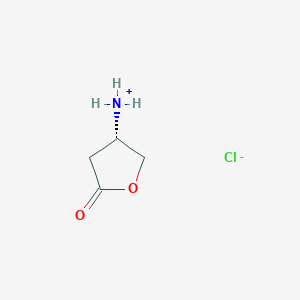 molecular formula C4H8ClNO2 B175623 (S)-3-Amino-gamma-butyrolactone hydrochloride CAS No. 117752-82-6