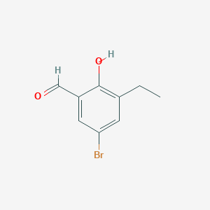 molecular formula C9H9BrO2 B017563 5-Bromo-3-ethylsalicylaldehyde CAS No. 57704-12-8