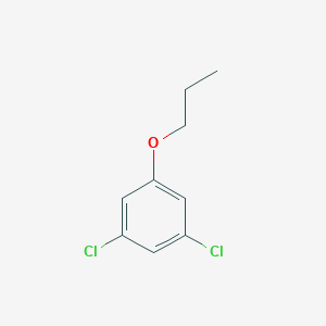 molecular formula C9H10Cl2O B175671 1,3-二氯-5-丙氧基苯 CAS No. 1202656-18-5
