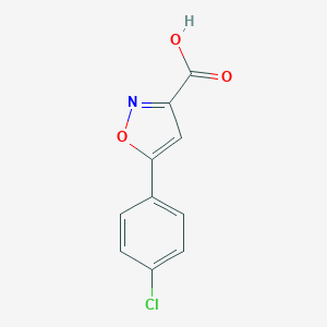 5-(4-Chlorophenyl)isoxazole-3-carboxylic acid