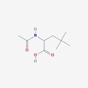molecular formula C9H17NO3 B175690 2-Acetamido-4,4-dimethylpentanoic acid CAS No. 199170-91-7