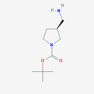 molecular formula C10H20N2O2 B175691 (S)-1-Boc-3-(aminomethyl)pyrrolidine CAS No. 199175-10-5