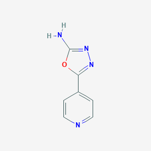 molecular formula C7H6N4O B175702 5-Pyridin-4-yl-1,3,4-oxadiazol-2-amine CAS No. 704-56-3