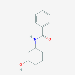 molecular formula C13H17NO2 B175707 N-(3-hydroxycyclohexyl)benzamide CAS No. 13941-94-1