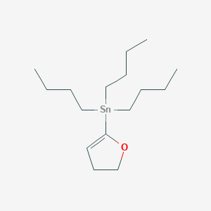 molecular formula C16H32OSn B175708 Tributyl(4,5-dihydrofuran-2-yl)stannane CAS No. 125769-77-9