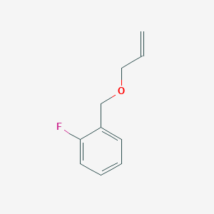 molecular formula C10H11FO B175711 1-(烯丙氧甲基)-2-氟苯 CAS No. 1199773-12-0