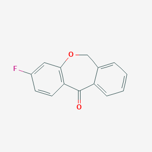 molecular formula C14H9FO2 B175712 3-氟二苯并[b,e]氧杂菲-11(6H)-酮 CAS No. 114312-48-0
