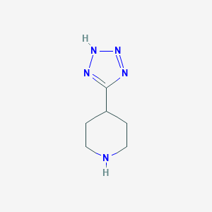 molecular formula C6H11N5 B175717 4-(1H-Tetrazol-5-YL)piperidine CAS No. 112626-97-8
