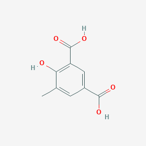 molecular formula C9H8O5 B175720 4-Hydroxy-5-methylisophthalic acid CAS No. 4365-31-5