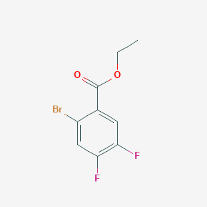 molecular formula C9H7BrF2O2 B175735 Ethyl 2-bromo-4,5-difluorobenzoate CAS No. 144267-97-0