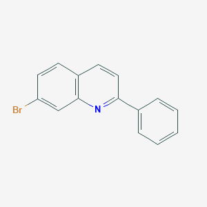 molecular formula C15H10BrN B175736 7-溴-2-苯基喹啉 CAS No. 1203578-65-7