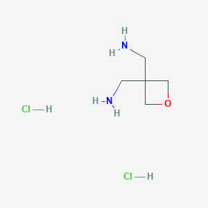 molecular formula C5H14Cl2N2O B175740 3,3-Oxetanedimethanamine dihydrochloride CAS No. 111511-89-8