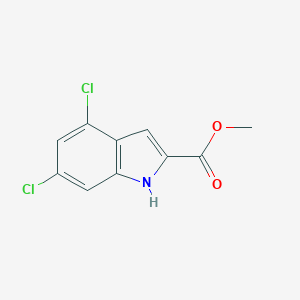 molecular formula C10H7Cl2NO2 B175753 Methyl 4,6-dichloro-1H-indole-2-carboxylate CAS No. 144989-28-6