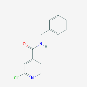 molecular formula C13H11ClN2O B175771 N-benzyl-2-chloropyridine-4-carboxamide CAS No. 132222-38-9